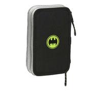 safta Batman Game Over - Trousse Scolaire pour Enfant, avec 29 Outils Inclus, Pratique et Polyvalente, qualité et résistance, 12,5 x 4 x 19,5 cm, Noir, M, Décontracté