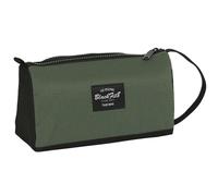 Trousse Scolaire avec Accessoires BlackFit8 Gradient Noir Vert militaire (32 Pièces)
