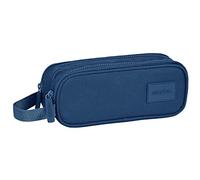 safta PORTATODO Double Basic Marino, Bleu Marine, Estándar, décontracté