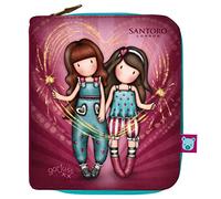 safta, Portefeuille Gorjuss Fairground « Fireworks » 10 x 12 x 3 cm Mixte Enfant, Multicolore, Taille Unique