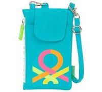 safta Benetton Summer - Porte-Monnaie Standard, pour Mobile, Confortable et Polyvalent, qualité et résistance, 19 x 10 cm, Bleu, M, Décontracté