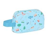 Safta Porte-repas thermique PREESCOAR CARTES 21,5x6,5x12cm Bleu M