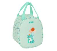 Safta PREESCOAR FIESTA - Sac porte-goûter, qualité et résistance maximale, porte-repas, 19 x 14 x 22 cm, vert, M, Décontracté