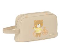 Safta PREESCOLAAR - Porte-petit-déjeuner isotherme en tissu recyclable, qualité et résistance maximale, porte-repas, 21,5 x 6,5 x 12 cm, couleur beige, beige, Estándar, Décontracté
