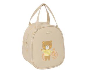 Safta PREESCOLAAR - Trousse isotherme préscolaire, adaptable au chariot, idéale pour les enfants de 5 à 14 ans, confortable et polyvalente, qualité et résistance, 19 x 14 x 22 cm, couleur beige,