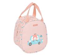 Safta PREESCOLAR JIRAFA - Sac porte-goûter, qualité et résistance maximale, porte-repas, 19 x 14 x 22 cm, corail, M, Décontracté