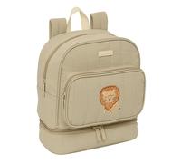 Safta Preschool Lion 22x27x10 Cm Lunch Bag Beige Enfants