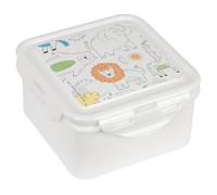 Safta PREESCOLAR ZOO - Boîte à déjeuner, sac à déjeuner, qualité et résistance maximale, Recreo, 13 x 13 x 7,5 cm, beige, M, Décontracté