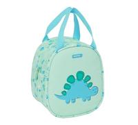 Safta PREESCOLAR DINO - Sac à goûter, qualité et résistance maximale, porte-repas, 19 x 14 x 22 cm, vert, M, Décontracté