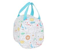 safta PREESCOLAR Zoo - Sac fourre-Tout, qualité et résistance maximale, Porte-Repas, 19 x 14 x 22 cm, Beige, M, Décontracté