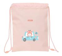 safta PRESCOLAR JIRAFA - Sac à dos plat junior, idéal pour enfants de différents âges, confortable et polyvalent, qualité et résistance, 26 x 34 cm, corail, M, Décontracté