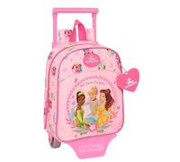 safta Princesses Disney - Sac à Dos de crèche avec Chariot, idéal pour Enfants de différents âges, Confortable et Polyvalent, qualité et résistance, 22 x 10 x 27 cm