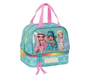 Safta Rainbow High Paradise - Porte-goûter, qualité et résistance maximale, pour repas, goûter et petit déjeuner, 20 x 15 x 20 cm, couleur bleu turquoise