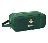 Safta Real Betis BALOMPIÉ - Sac à Chaussures Moyen, Multifonction, Sac de Sport, extrascolaire, Football, Confortable et Polyvalent, 34 x 14 x 15 cm, Couleur Verte, Vert, Estándar, Décontracté