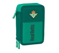 Safta Real Betis Balompie Triple Pencil Case 37 Pieces Vert Homme