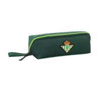 safta | Real Betis Balompié Trousse Scolaire rectangulaire imperméable, Grande capacité, Fermeture éclair Diagonale, Ouverture carrée Anti-Chute, Dimensions : 20 x 8 x 8 cm