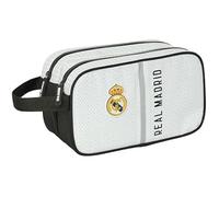 Safta Real Madrid 1ère équipe 24/25 - Grande trousse scolaire pour enfant, adaptable au chariot, idéale pour les enfants de 5 à 14