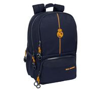 safta Real Madrid 2ème équipe 24/25 - Sac à dos de padel, idéal pour différents âges, confortable et polyvalent, qualité et résistance, 30 x 17 x 42 cm, couleur bleu marine, bleu marine, Estándar,