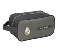Safta Real Madrid 3ème équipe 24/25 - Sac à Chaussures Moyen, Multifonction, Sport, extrascolaire, Football, Confortable et Polyvalent, 29 x 14 x 15 cm, Gris, M, Décontracté