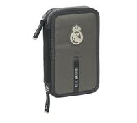 Safta Real Madrid 3ème équipe 24/25 - Trousse scolaire pour enfant, avec 29 outils inclus, idéale pour les enfants de 5 à 14 ans, confortable et polyvalente, qualité et résistance, 12,5 x 4 x 19,5 cm,