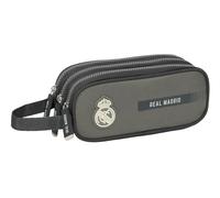 safta Real Madrid 3ème équipe 24/25 - Trousse Triple Fermeture éclair, Trousse pour Enfant, idéale pour Les Enfants de 5 à 14 Ans, Confortable et Polyvalente, qualité et résistance, 21 x 7 x 8,5 cm,
