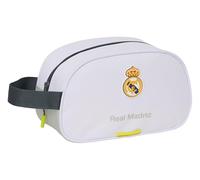 Safta Real Madrid Equiicion 25/26 Trousse de Toilette pour Enfants, Taille Moyenne, avec poignée, Adaptable aux Chariots, Nettoyage Facile, Confortable et Polyvalent, qualité et, Blanc., m