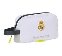 safta Real Madrid Equipacion 25/26 Sac à déjeuner Isotherme, qualité et résistance maximale, pour Repas, Repos, 21,5 x 6,5 x 12 cm, Blanc, M, décontracté, Blanc., m, Décontracté