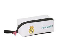 Real Madrid EQUIPACIÓN 26/27 - Grande trousse carrée, idéale pour les enfants d'âge scolaire, confortable et polyvalente, qualité et résistance, 22 x 10 x 10 cm