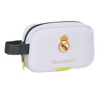 Safta Sac d'école Real Madrid Equizzature 25/26 – Blanc M – 22×8×13,5 cm, confortable et résistant