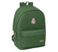 safta Real MADRID FEMMES - Sac à dos pour ordinateur portable 15,6" et USB, idéal pour les jeunes de différents âges, tissu recyclé, confortable et polyvalent, qualité et résistance, 31 x 18 x 44 cm,