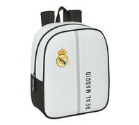 Safta Sac à dos enfant Real Madrid 1ère équipe 24/25 – adaptable au chariot, 22×10×27 cm
