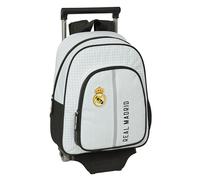 Safta Real Madrid First Kit 24/25 With Wheeled Backpack Gris,Blanc