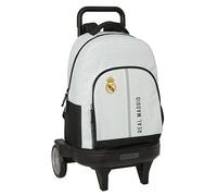Safta Real Madrid First Kit 24/25 With Removable Evolutive Backpack Trolley One Size
