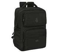 safta MOCHILA 2 BOLSILLOS PORTATIL 15,6+USB REAL MADRID PREMIUM
