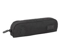 safta Real Madrid Premium - Trousse Scolaire avec Poche, Trousse pour Enfant, Pratique et Polyvalente, Nettoyage Facile, 21 x 6 x 4 cm, Couleur Noire, Noir, Estándar, Décontracté