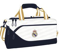 Safta Real Madrid Sac de Sport, Sac à Dos, idéal pour Les Enfants de différents âges, Confortable et Polyvalent, qualité et résistance, 50 x 25 x 25 cm, Blanc, Blanc, Estándar, décontracté