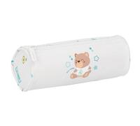 Real Madrid - Trousse ronde d'école, idéale pour les enfants de 5 à 14 ans, confortable et polyvalente, qualité et résistance, 20 x 7 cm