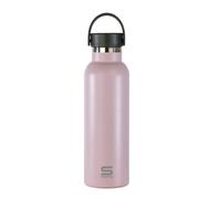 SAFTA ROSE POOLVADO - Bouteille isotherme, bouteille d'eau, acier inoxydable, double isolation, 12h de boisson chaude et 24h de boisson froide, 7,3 x 25 cm, 600 ml, Rose poudré, M, Décontracté