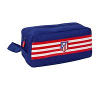 ATLÉTICO DE Madrid - Sac à Chaussures Moyen, Multi-usages, Trousse de Sport, extrascolaire, Football, Confortable et Polyvalent, 34 x 18 x 15 cm