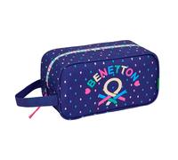 Benetton Drop - Sac à Chaussures Moyen, Multi-usages, Trousse de Sport, extrascolaire, Football, Confortable et Polyvalent, 29 x 14 x 15 cm
