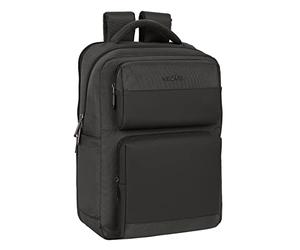 Safta - Sac à dos 2 poches portable 15,6" + USB Business Grey 31 x 44 x 13 cm, multicolore (642202377)