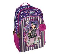 Safta- Sac à Dos 3 Cremalle. Adapt.Chariot Gorjuss Fairground Up and Away 29 x 45 x 17 cm, 1110GJ08T, Multicolore
