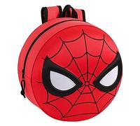 Safta Sac à dos 3D rond SpiderMan, 310 x 100 x 310 mm, rouge/noir, taille unique