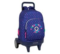 Safta Sac à Dos à Roulettes Benetton Drop 33l 33x45x22 Cm