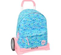 Safta Sac à Dos à Roulettes Evolution Stitch Waves 20.79l