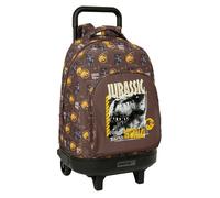 Jurassic World - Grand Sac à Dos à roulettes, Compact, Amovible, idéal pour Enfants de différents âges, Confortable et Polyvalent, qualité et résistance, 33 x 22 x 45 cm