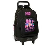 Safta Sac à dos à roulettes K-pop Demon Hunters 33 l Noir Enfants