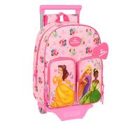 Sac à dos à roulettes - PRINCESSES DISNEY - Trolley 34 cm - Motif Princesse Disney - Rose - 34x28x10 cm