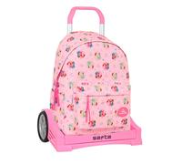 Safta Sac à Dos à Roulettes Princesas Disney 17.35l 31x43x13 Cm