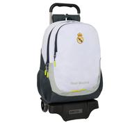 Safta Sac à dos à roulettes Real Madrid 25/26 Blanc Enfants